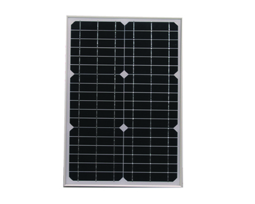 20W monocrystalline silicon solar panel